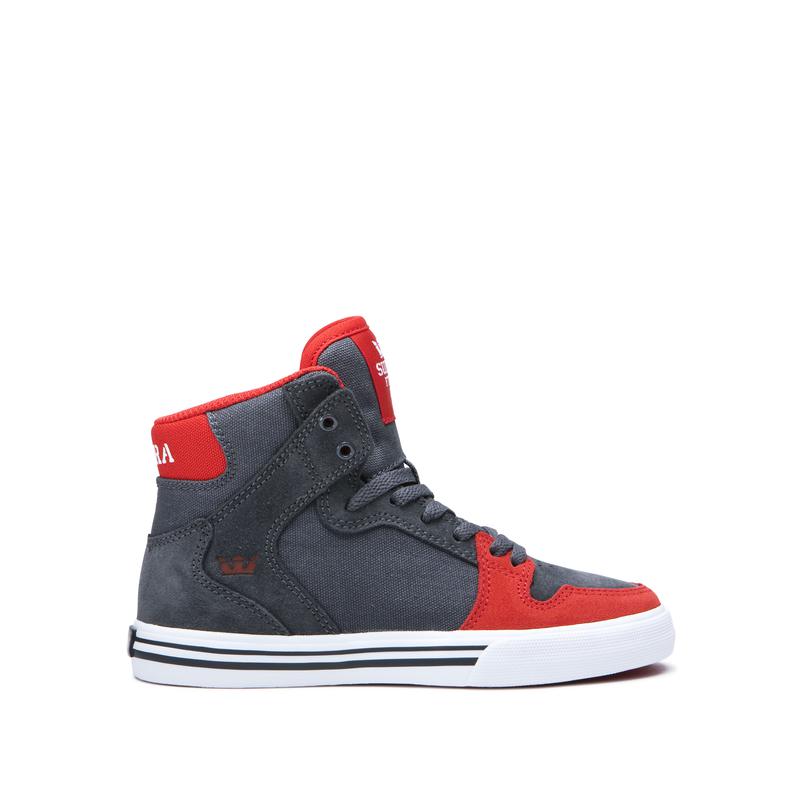 Supra VAIDER Sneaker High Kinder Grau / Navy Online Kaufen YKGRN8254